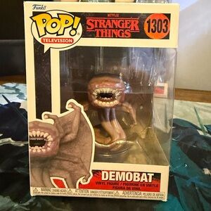 Funko Pop Stranger Things Demobat Figure - Black and Red